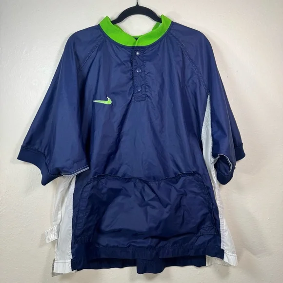 Vintage Nike Windbreaker Jacket Shirt Seahawk Colors Pullover Mens Size XL 90’s - Picture 7 of 16